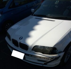 BMWの自損事故